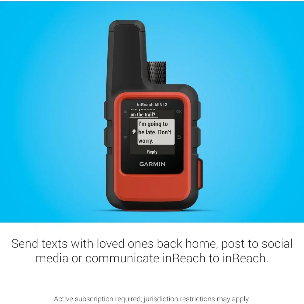 Garmin 010-02602-00 inReach Mini 2, Lightweight and Compact Satellite Communicator, Hiking Handheld, Orange(Renewed) 3