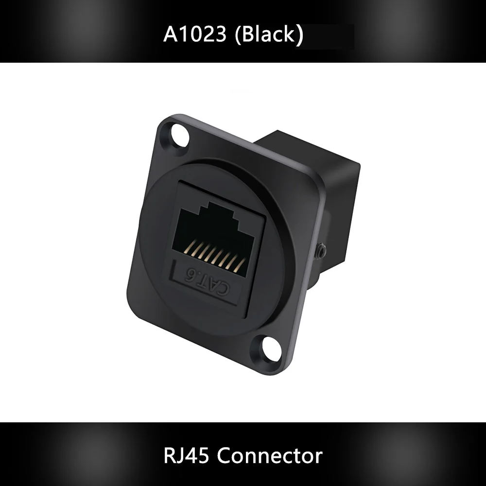2 conectores RJ45 Cat6, extremo, enchufe modular, conexión, chapado en oro  50μ 8P8C para 23-24 AWG, cable de 0.039-0.043 in UTP sin blindaje Cat6