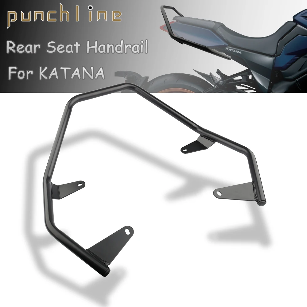 

Fit For KATANA 2019-2023 Passenger Rear Solo Seat Handrail Luggage Rack Support Shelf
