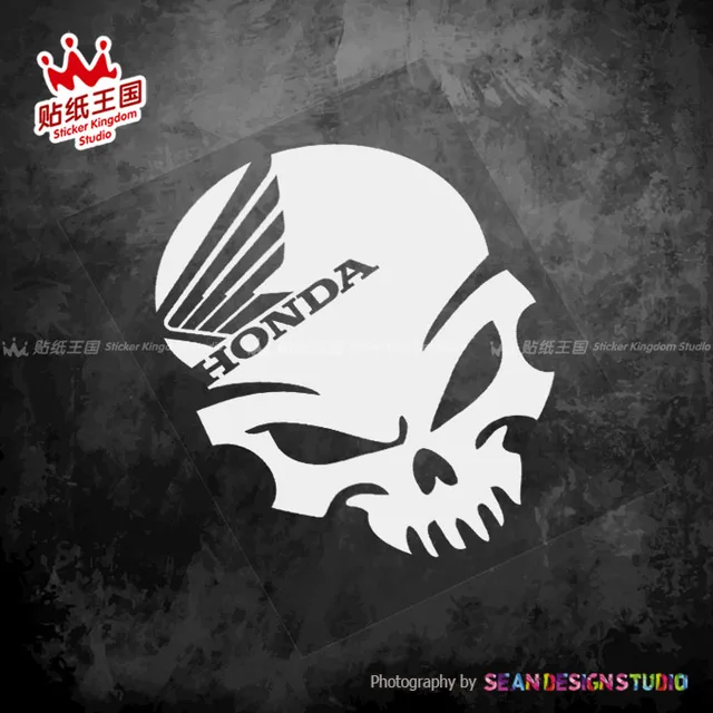 Zuidwest video bossen Skull Stickers Motorcycles Honda | Motorcycle Stickers Honda Cb1000r - Honda  Cbr1000 - Aliexpress