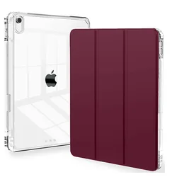 Premium Tablet Case with Pencil Holder - Enhanced Protection and Functionality for Air11 2024 2025 2026 (Wine red)