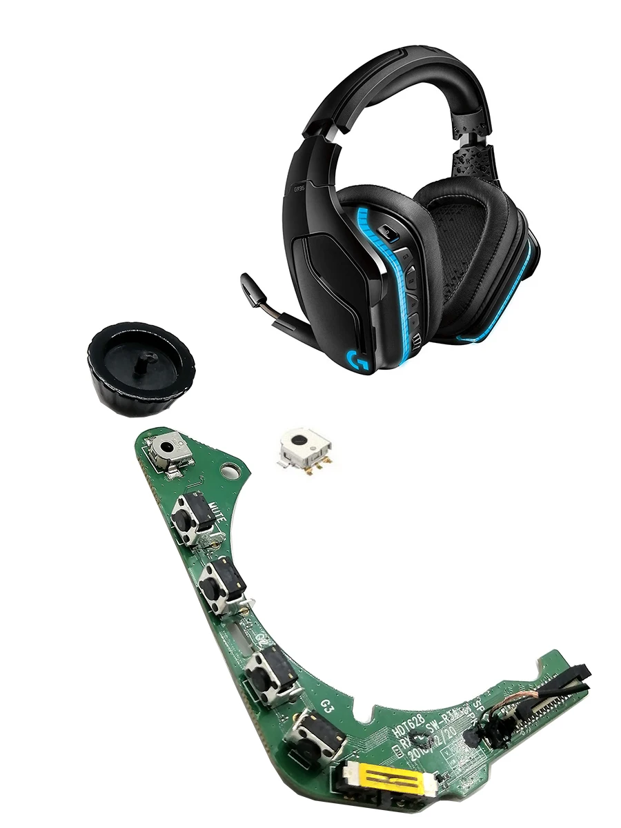 Headphone Button PCB Of Logitech G933 G935 G633 G635 Artemis Spectrum Gaming Headsets