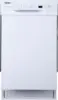BIDW1802WH 18 Inch Wide 8 Place Setting Built-In Dishwasher 1