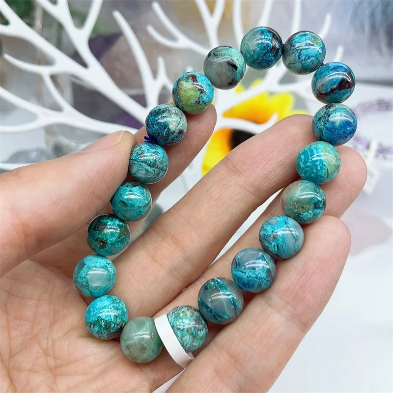 Azurite Stone Amor Beaded Bracelet - Blue | Ebru Jewelry | Wolf & Badger