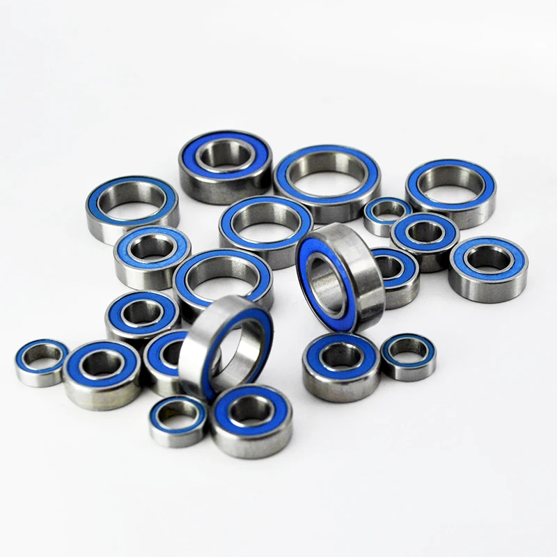 트랙사스 슬래쉬 4x4 VXL 러슬러 스탬피드 HQ727 레모 1/10 볼 베어링용 RC카 업그레이드 부품 고무 밀봉 베어링 키트 세트