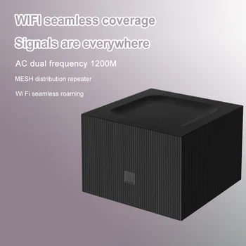 1200Mbps Mesh Router System 2.4G/5.0GHz Network Router Good Penetrability Easy Set Up Wireless Bridge Wifi Range Extender Router 2
