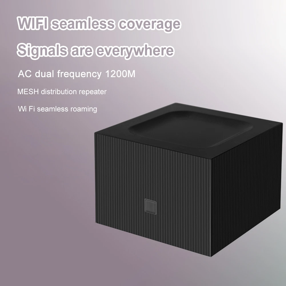 Mesh Network Router System 2.4g 5.0ghz 1200mbps Roteador de Rede Fácil Configuração Ponte sem Fio Wifi Range Extender - Imagem 2