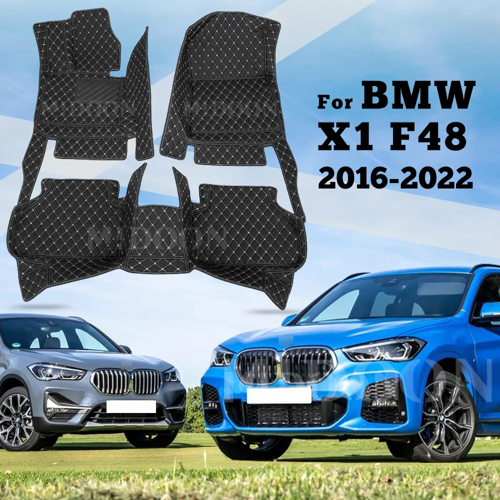 【送料無料☆】ABS マット アームレスト ボックス Bmw X1 F48 2016-2018 3 ピース/セット ABS マット アームレスト ボックス Bmw X1 F48 2016-2018 3 ピース
