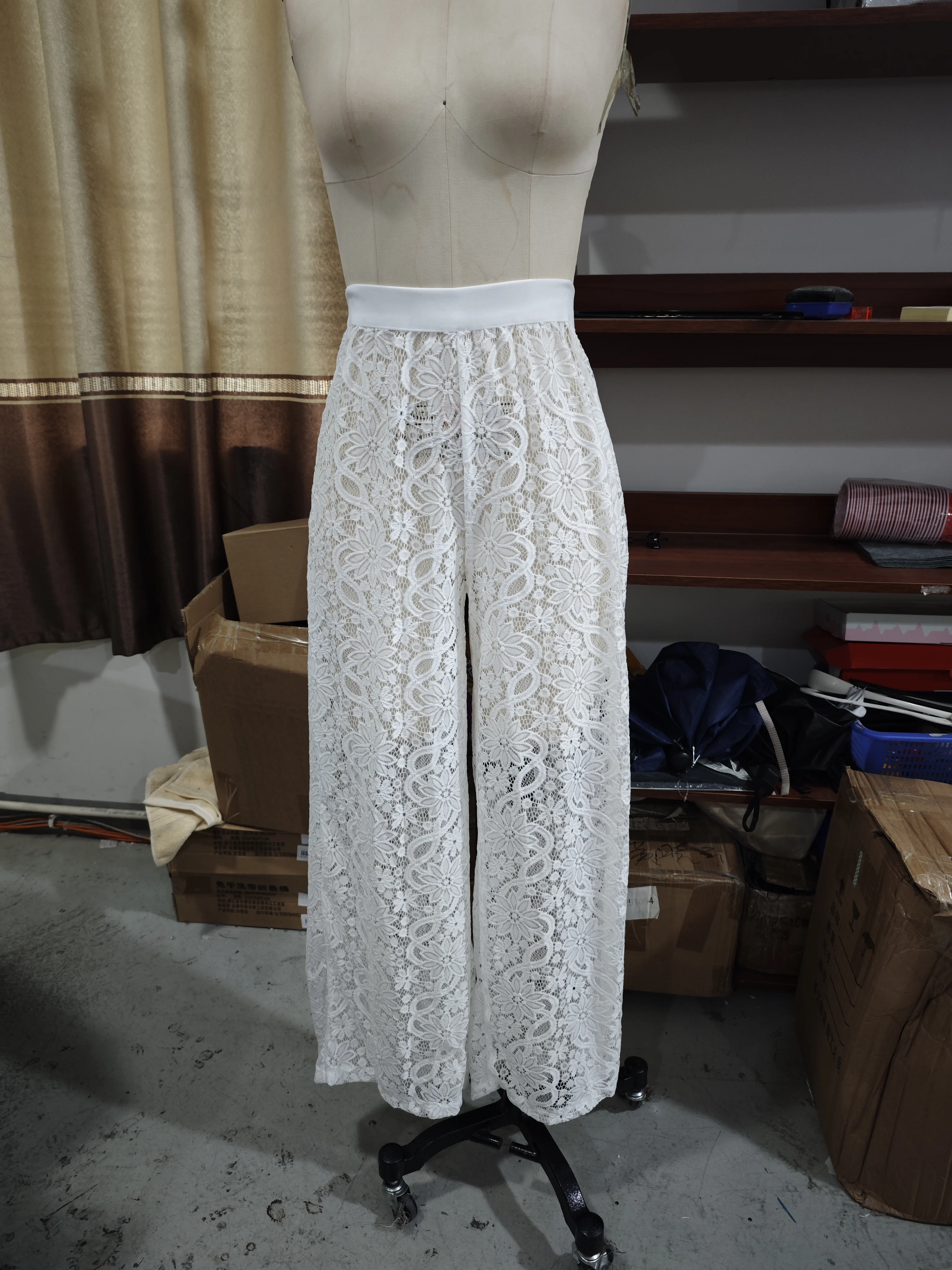 ตัวเลือกสินค้า ชุดเซ็ตเสื้อคลุมลูกไม้ กางเกงทรงสวย ใส่สบายสไตล์สาวหวาน