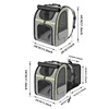 Cat Carrier Backpacks Expandable Cat Backpack with Shade Cover, Breathable Mesh Pet Carrier Backpack Bag for Travel Hiking Campi 2