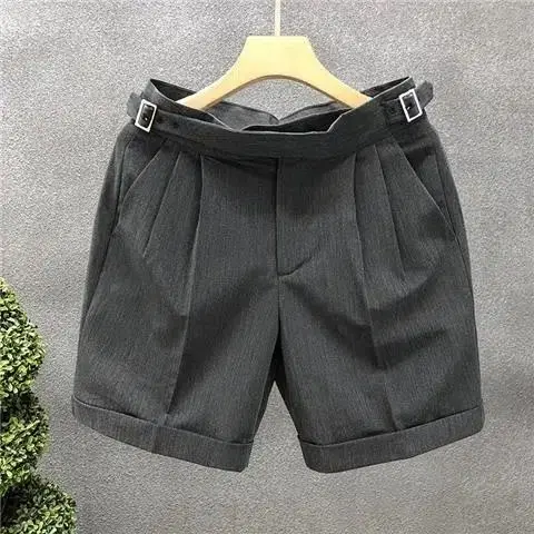Men's Clothing High-End Suit Shorts Summer Invisible Open-Seat Pants Outdoor Sex Fifth Pants Fashion Casual Shorts Cargo Pants