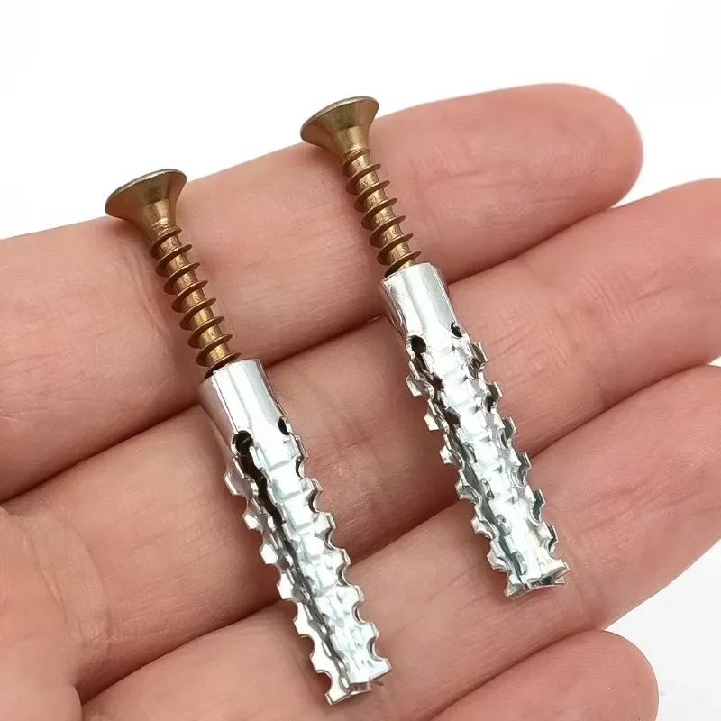 Description Picture 6 of itemSerrated Steel Wall Anchors Metal Expansion Tube Pipe Self Tapping Screw Drilling Plug For Concrete Wall Fasteners Bolt Anchors