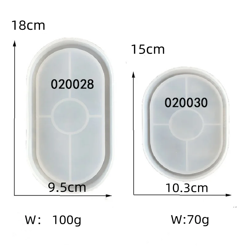 Ashtray Coaster Flexible Silicone Tray Mould Epoxy ResinCraft Storage Dish Clay Resin Molds Plaster Mold