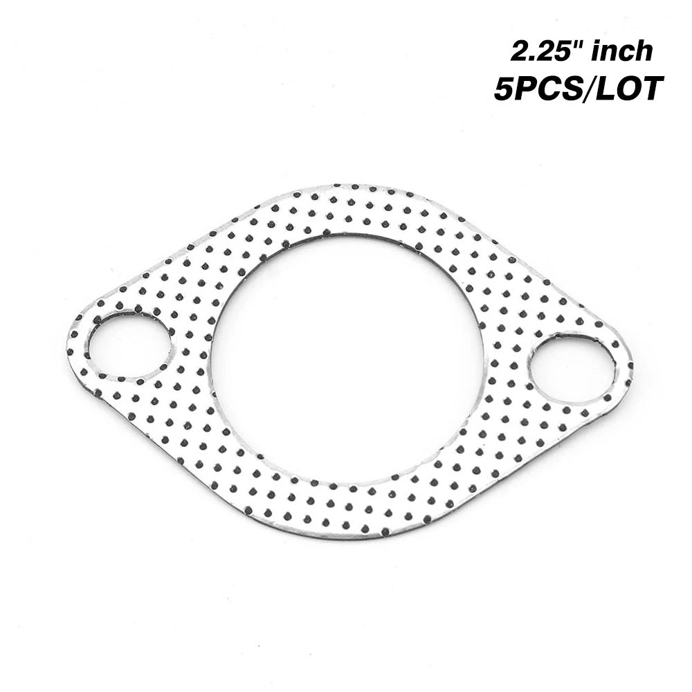 CNSPEED Aluminum 2.25 inch 56mm Car Engine Exhaust Gasket Downpipe Flange Universal Exhaust Pipe Gasket 5pcs/Lot