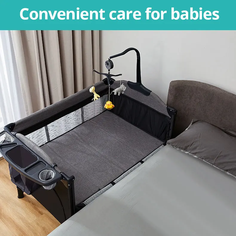 MOEYE Portable Baby Crib 2