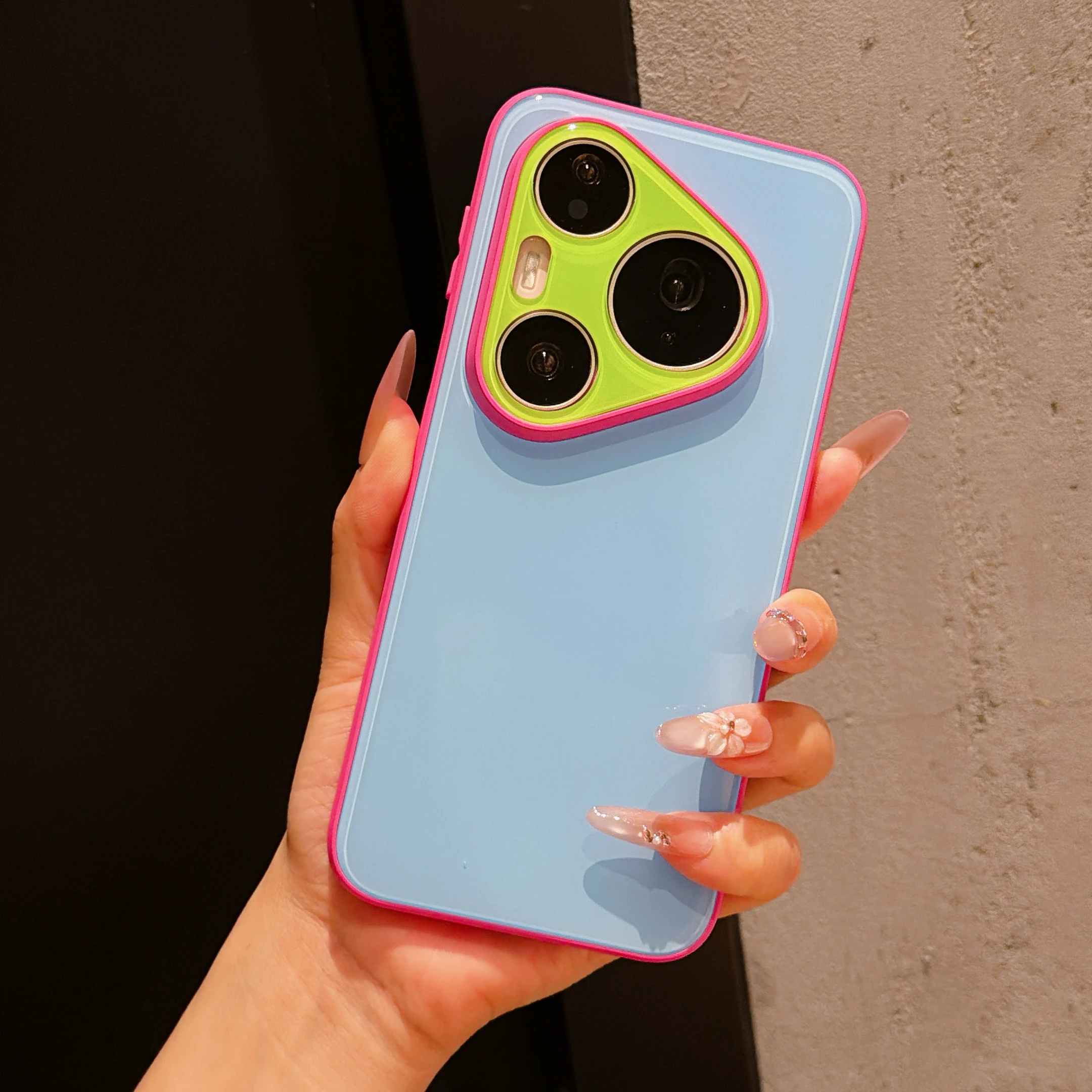 Candy Hit Color Glossy Shockproof Case with Dopamine Camera Protection