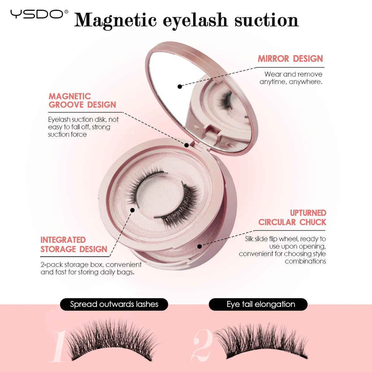 Magnetic Eyelashes Glue Free Reusable Natural Faux Mink Lashes Handmade Fluffy False Eyelashes With Magnetic Tweezers Set Makeup fake eyelashes