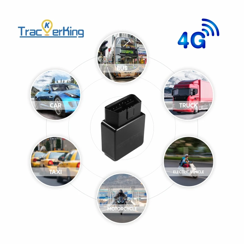 2units TrackerKing OBD2 4G Mini GPS Tracker DK22 OBD Tracking Plug & Play Alarm Locator Google Map APP Car Monitor gps tracker,car tracker