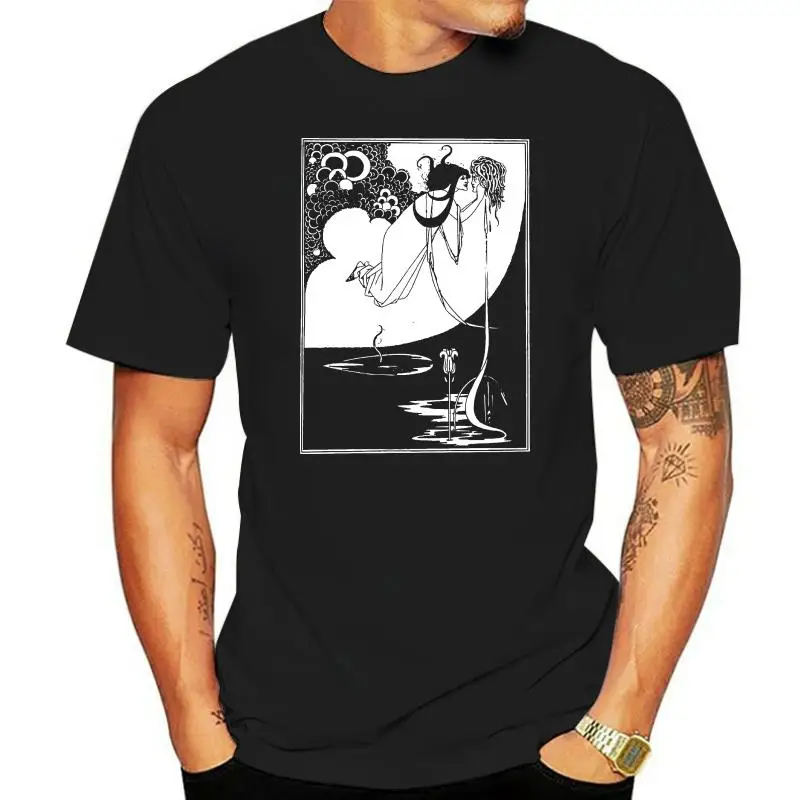 

Aubrey Beardsley T Shirt - The Climax Classic Illustration Oscar Wilde Fine Art New Short Sleeve Men T Shirt for Men Custom