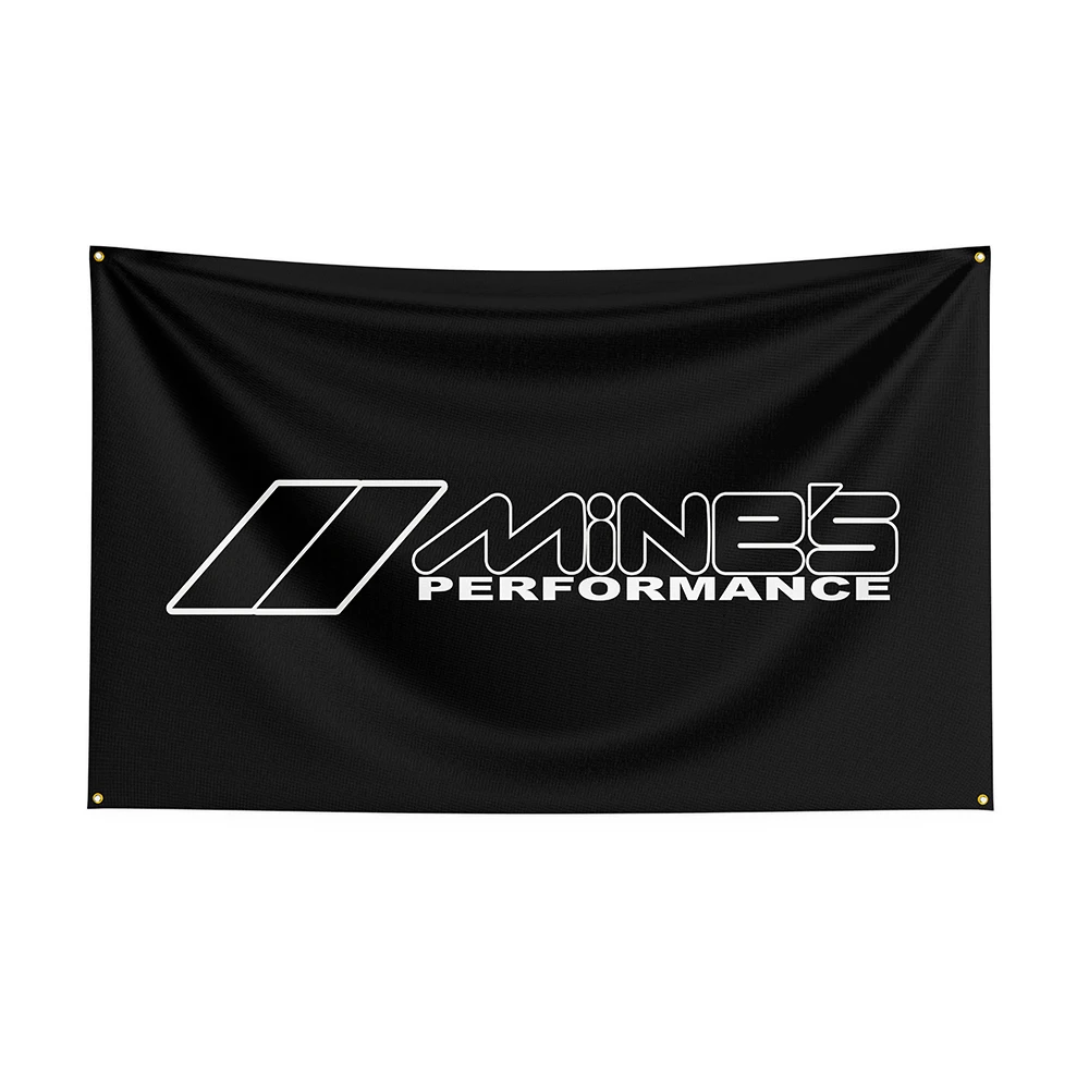 

90x150cm Mines Flag Polyester Printed Racing Car Banner For Decor-Flag Decoration Banner Flag Banner Flags