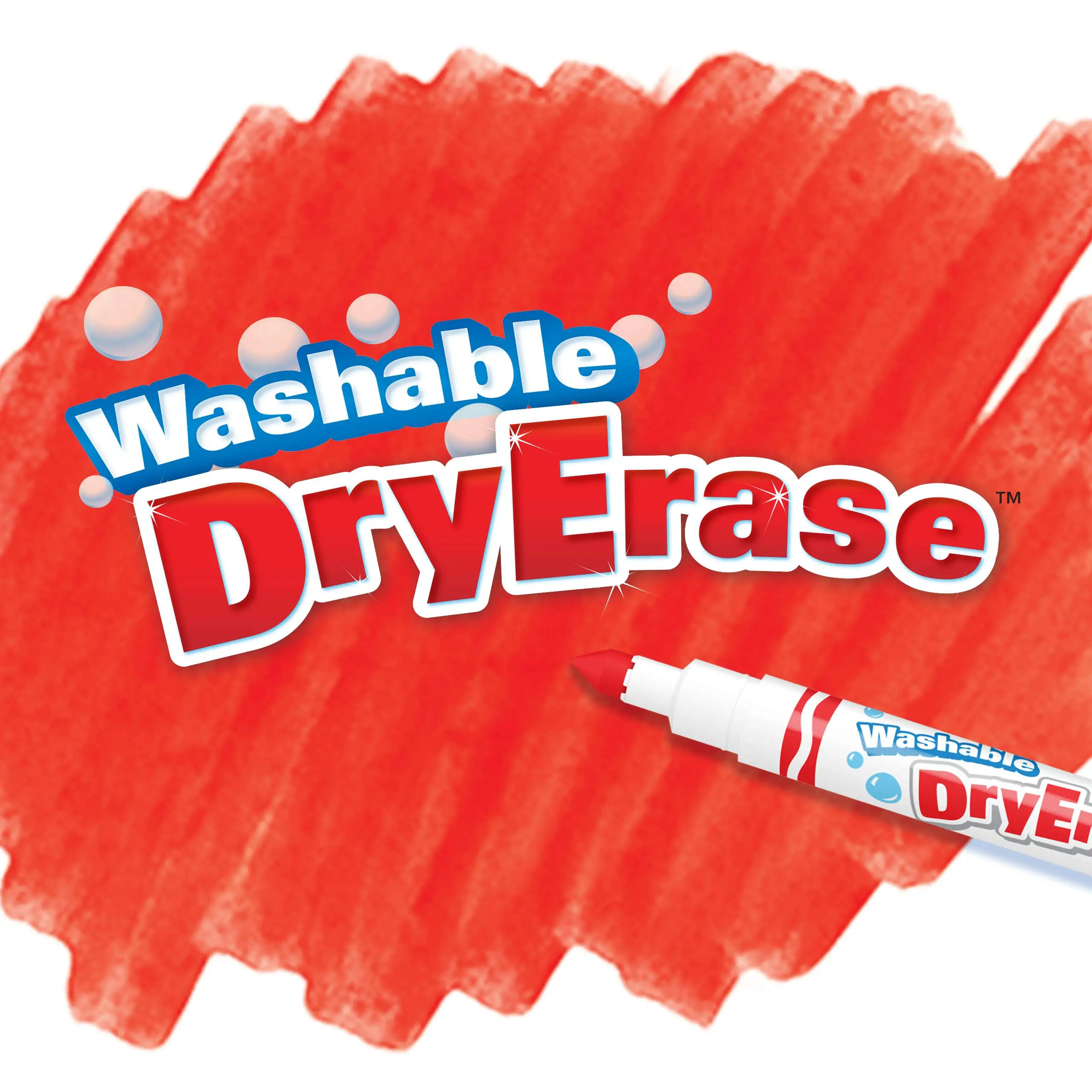 Crayola Easy-Erase 12-Color Whiteboard Watercolor Pen Washable Dry-Erase  Fine Line Markers 98-5912