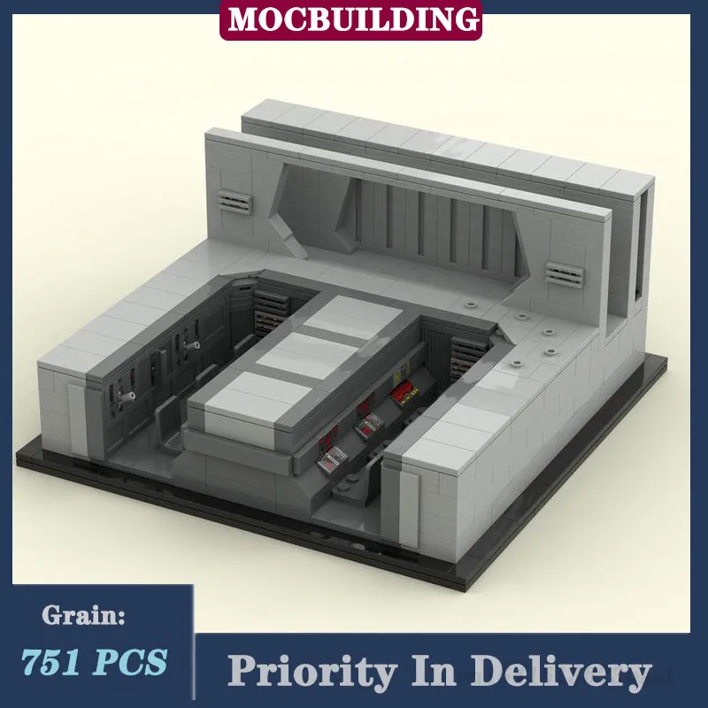 Moc Space Movie Bridge Model Building Block Assembly Scene Star Destroyer Collection Series Toy Gifts