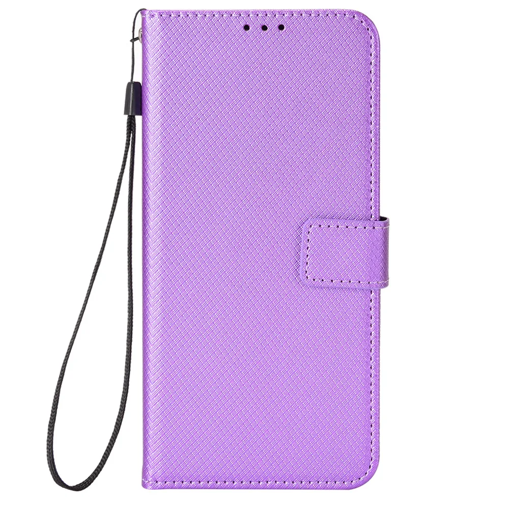 Leather Flip Wallet Case with Stand and Card Holder - Elegant Protective Cover