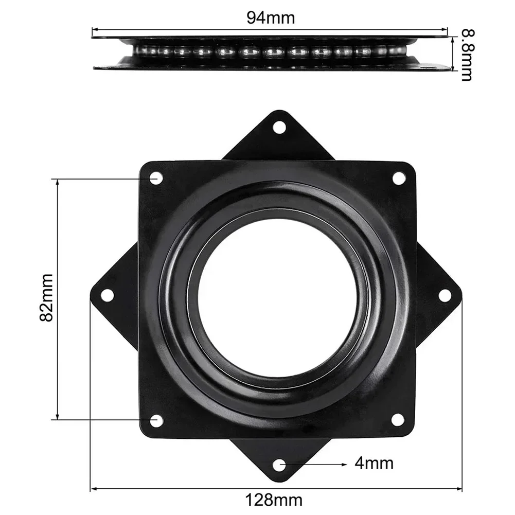 2/3/4/6 inch Swivel Plates Bearing Swivel Metal Degrees Rotating Rolling Bearing Turntable Display Stand Furniture Hardware rotating bearing