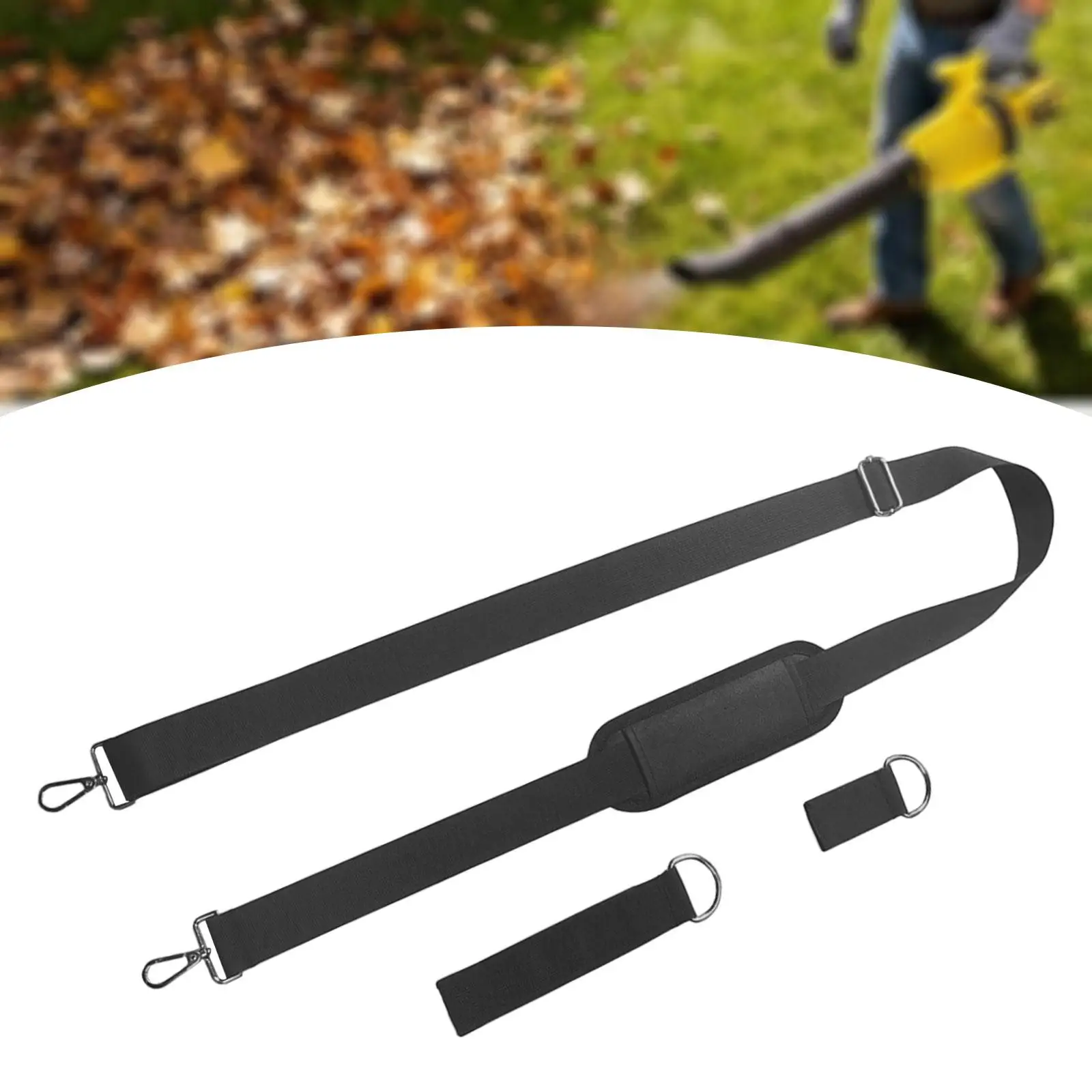 잎 송풍기 트리머 어깨끈, 견고한, 정원용 전동 공구 액세서리 패딩 처리된 범용 하네스 스트링 트리머 스트랩