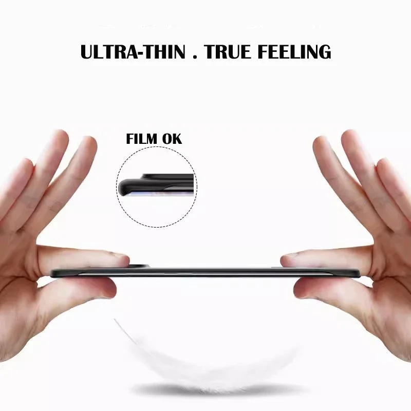 Luxury Solid Candy Color Frameless ShockProof Ultra-Thin Back Cover Case