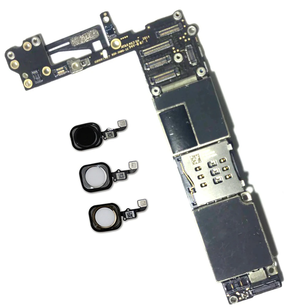 

Tested 16/64/128GB With / Without Touch ID Iphone 6 Motherboard Factotry Unlocked Logic Board IOS System Original Mainboard