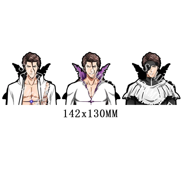 Aizen Sousuke Motion Car Stickers Anime BLEACH Waterproof Decals for Laptop,Refrigerator,Suitcase,Wall,Etc. Car Decor Gift