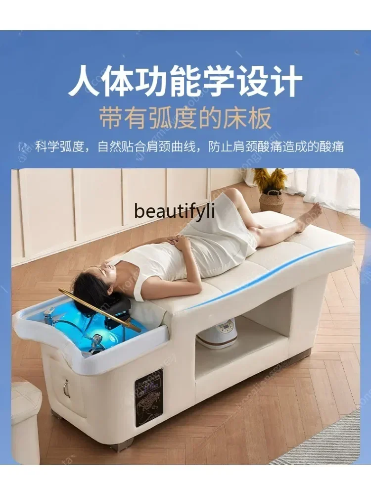 Thai Head Therapy Shampoo Chair Water Circulation Fumigation Hair Salon Beauty Salon Face Washing Bar Massage Ear Cleaning Bed