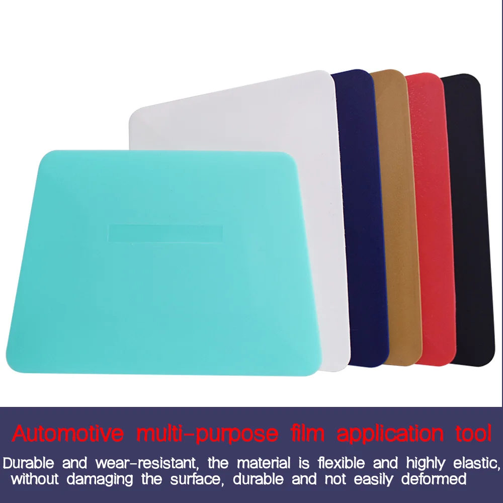 5PCS Soft Blue Squeegee Hard Pink KUNAISI Scraper Vinyl Car Wrap Auto Foil Corner Trim Window Tint Installation Tools Film appl 2
