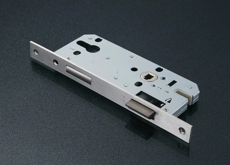 Description Picture 5 of item85-45 Stainless Steel Security Door Lock Bodys Silent Tongue Mechanical Lock Body Household Hardware Accessories Cylinder