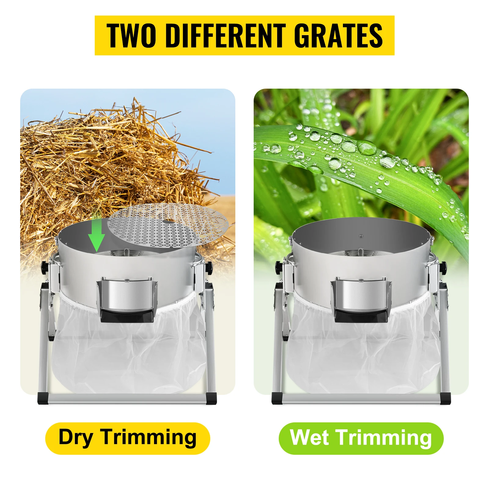 Bud Leaf Trimmer 2 In1 Electric and Manual Hydroponic Dry Wet Cut Plant Trimming Machine