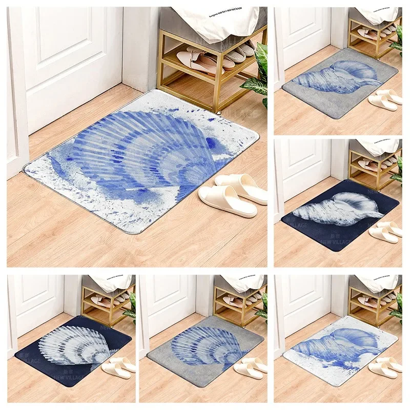 

Hawaiian style non slip shower mat bathroom carpet home decoration floor mat kitchen bedroom living room soft absorbing door mat