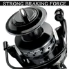 3000-6000 Double Brake Fishing Reels Super Strong Carp Feeder Spinning Wheel Saltwater Fishing Reel Left Right Interchangeable 6