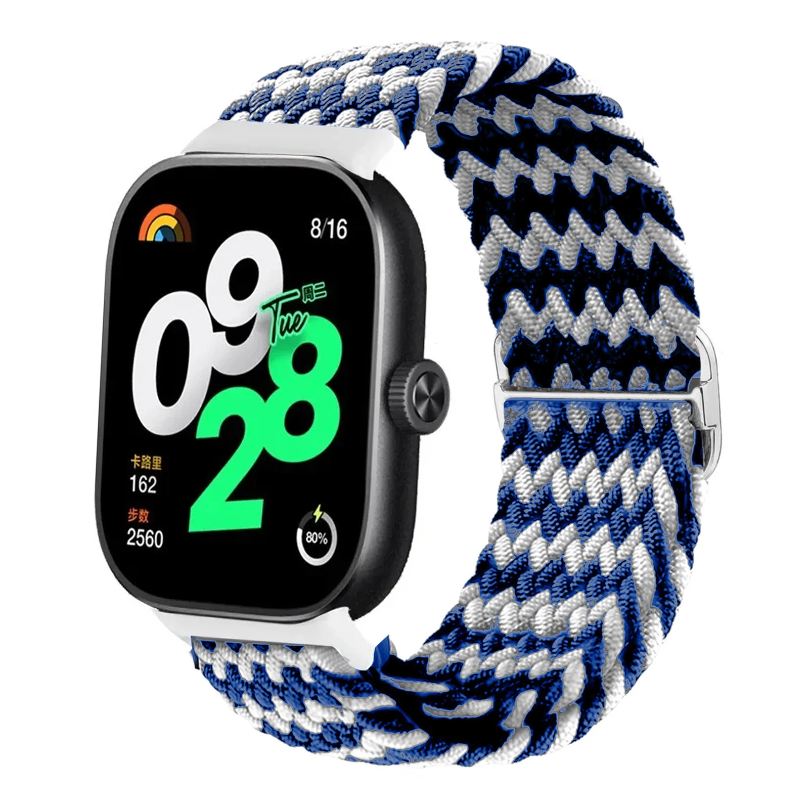 Adjustable Braided Nylon Sport Strap - Elastic Solo Loop Bracelet in Multiple Colors