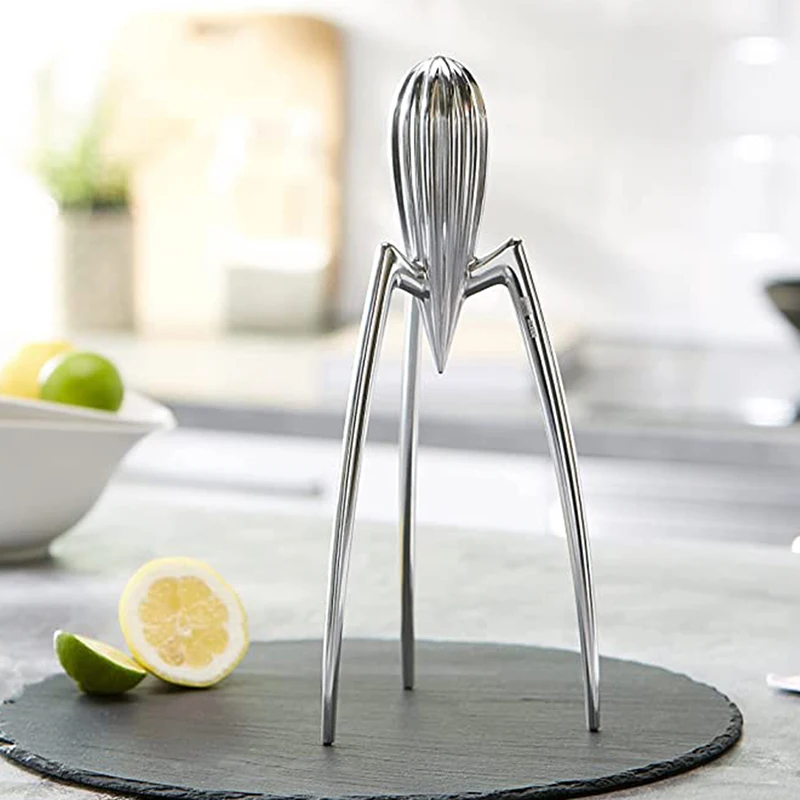 Juicer Small Portable Household Manual Lemon Fruit Modern Simple Silver Octopus Decoration Model Room Dining Kitchen Living Soft 2