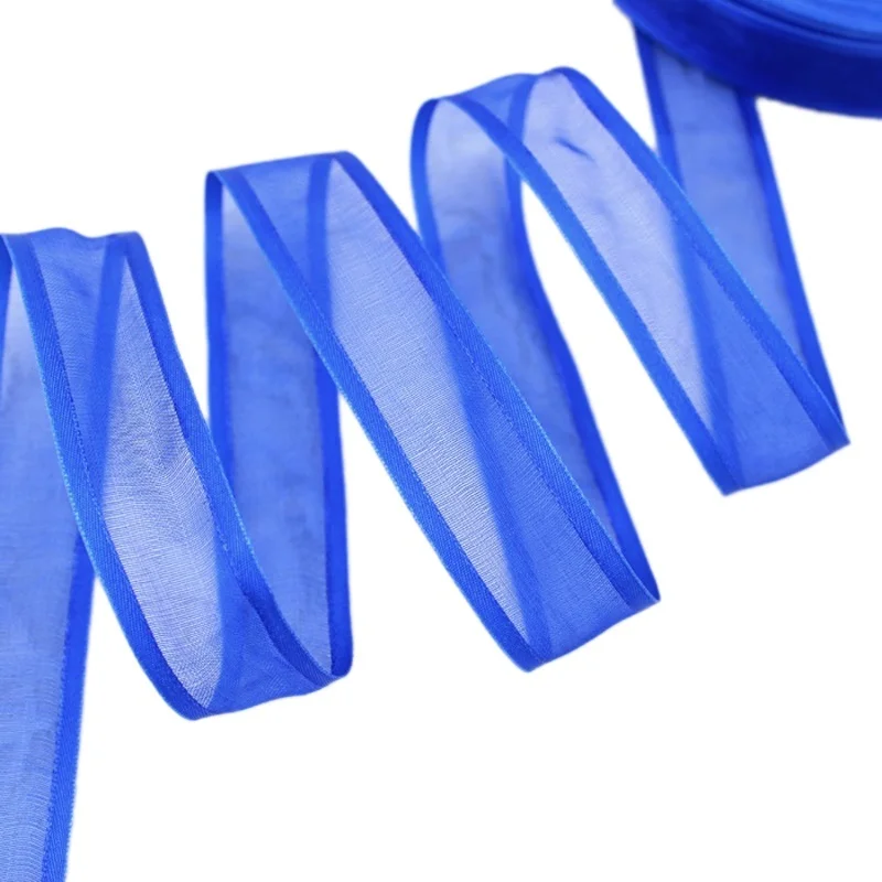 Luxurious Soft Broadside Organza Ribbon - 50 Yards for Gift Wrapping & Decoration