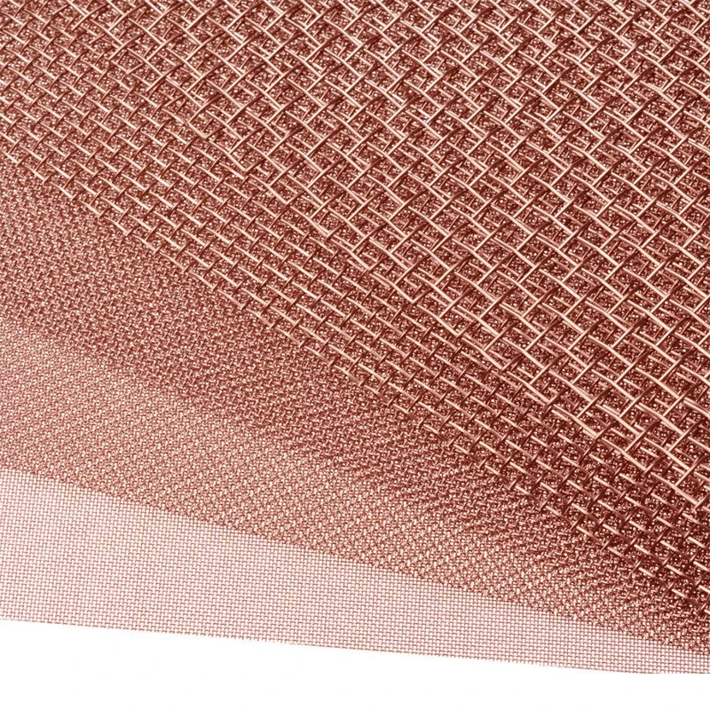 1 pcs 10~200 mesh copper mesh thickness shielding cloth filter dry sieve signal sieve metal copper laboratory supplies copper mesh screen