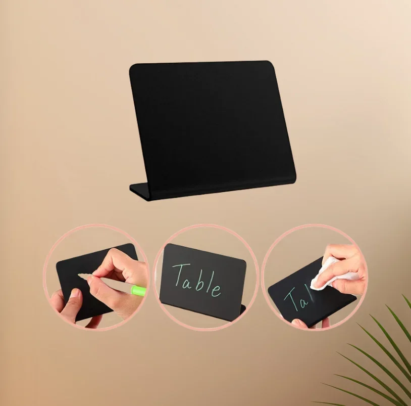 12 Pcs Pantry Labels Name Tags Chalkboard Labels Small wooden blackboard wooden chalkboard Food Party et Wedding Chalk Signs