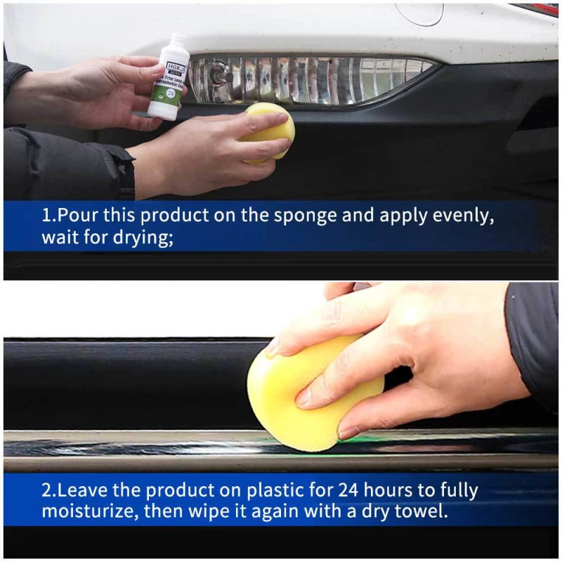 Plastic Trim Coating 100ML Plastic Trim Long-lasting Hydrophobic Coating Agent