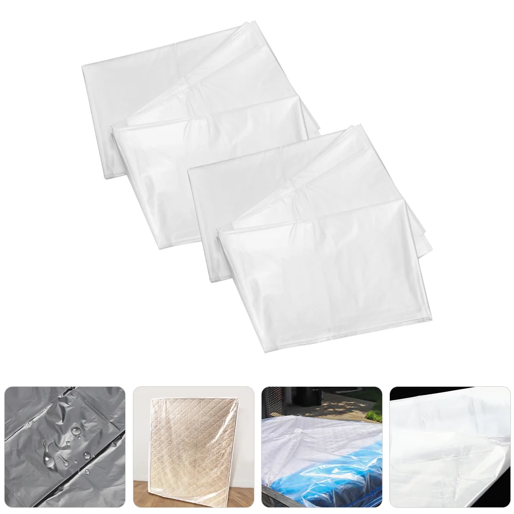 

2 Pcs Mattress Storage Bag Dirt-proof Holder Wrapping Portable Quilt Bed Cover Protector Thickened