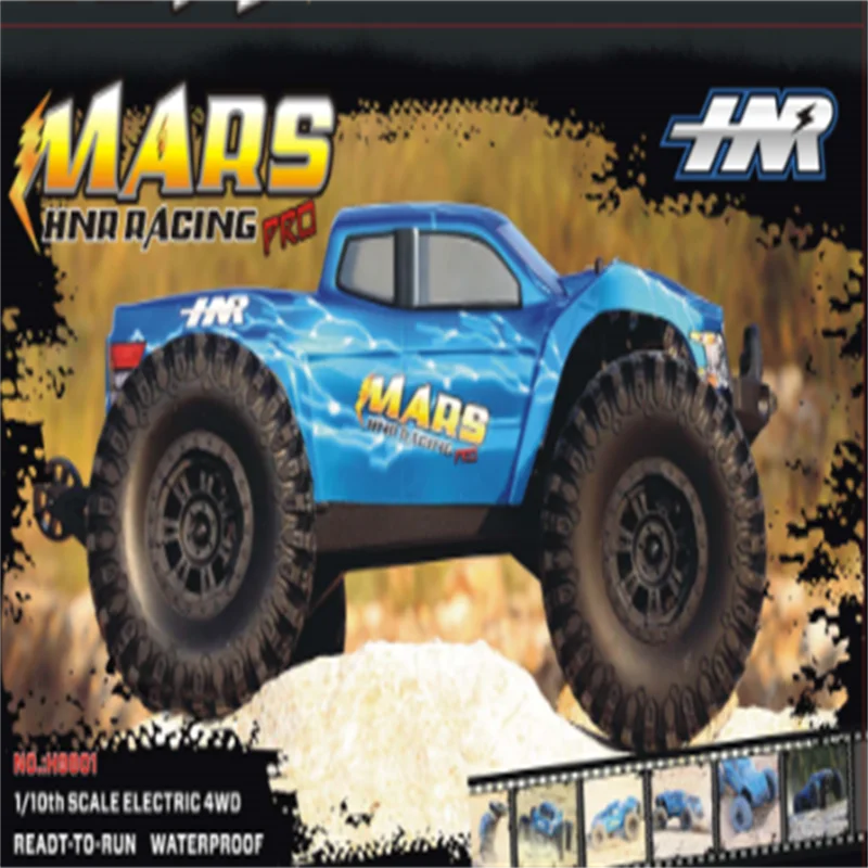 

HNR MARS Pro H9801 RC Car 1:10 2.4Ghz 4WD Rc Radio Control Car 80A ESC Brushless Motor Off Road Car Monster high -speed 70km/h