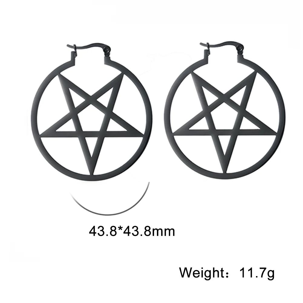 Orecchini tripli della dea della luna - Orecchini pendenti celesti Wiccan in argento con goccia - 102-SLRE - Italia