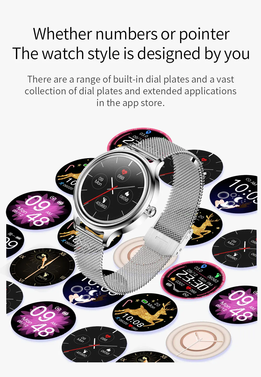 Kumi K3 Lady Smart Watch description image 4