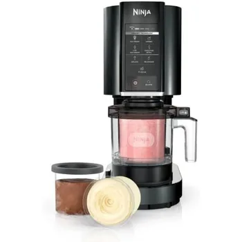 Ninja CREAMi Ice Cream, Sorbet, Milkshake Maker + 3 CREAMi Pints, Black 2