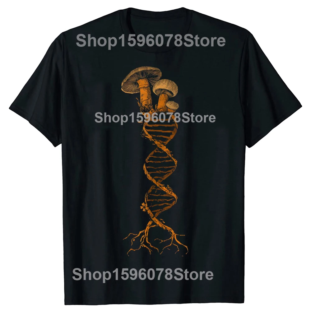 Mushroom Mycology Fashion Oversized Cotton T-Shirt